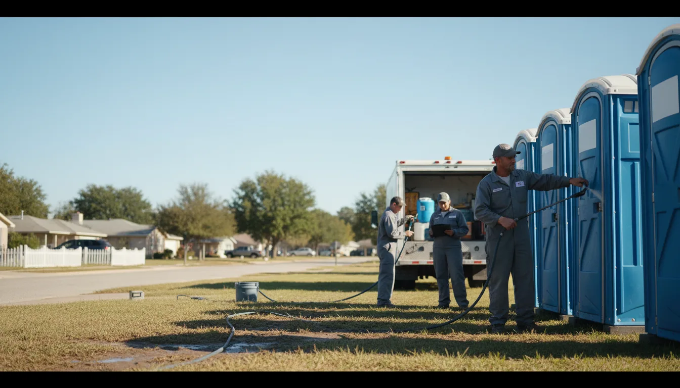 Long-Term Portable Toilet Rental in Bell City, LA near me